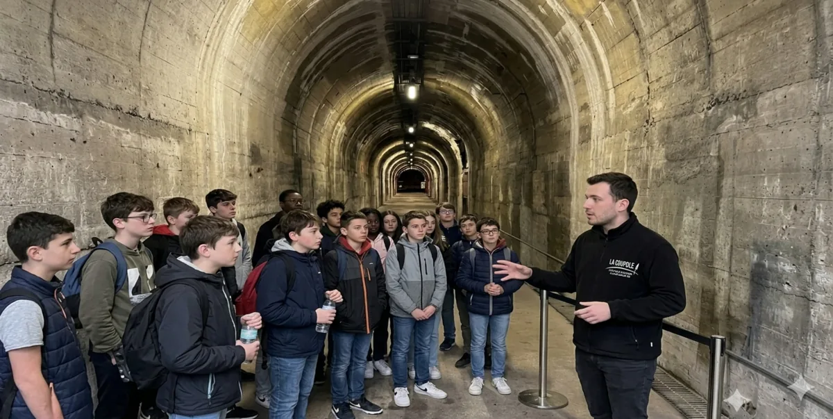 Une sortie scolaire à La Coupole