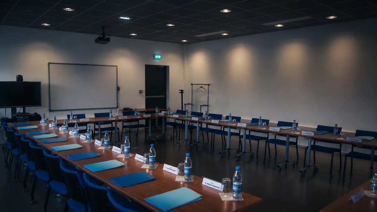 Salle de réunion à La Coupole